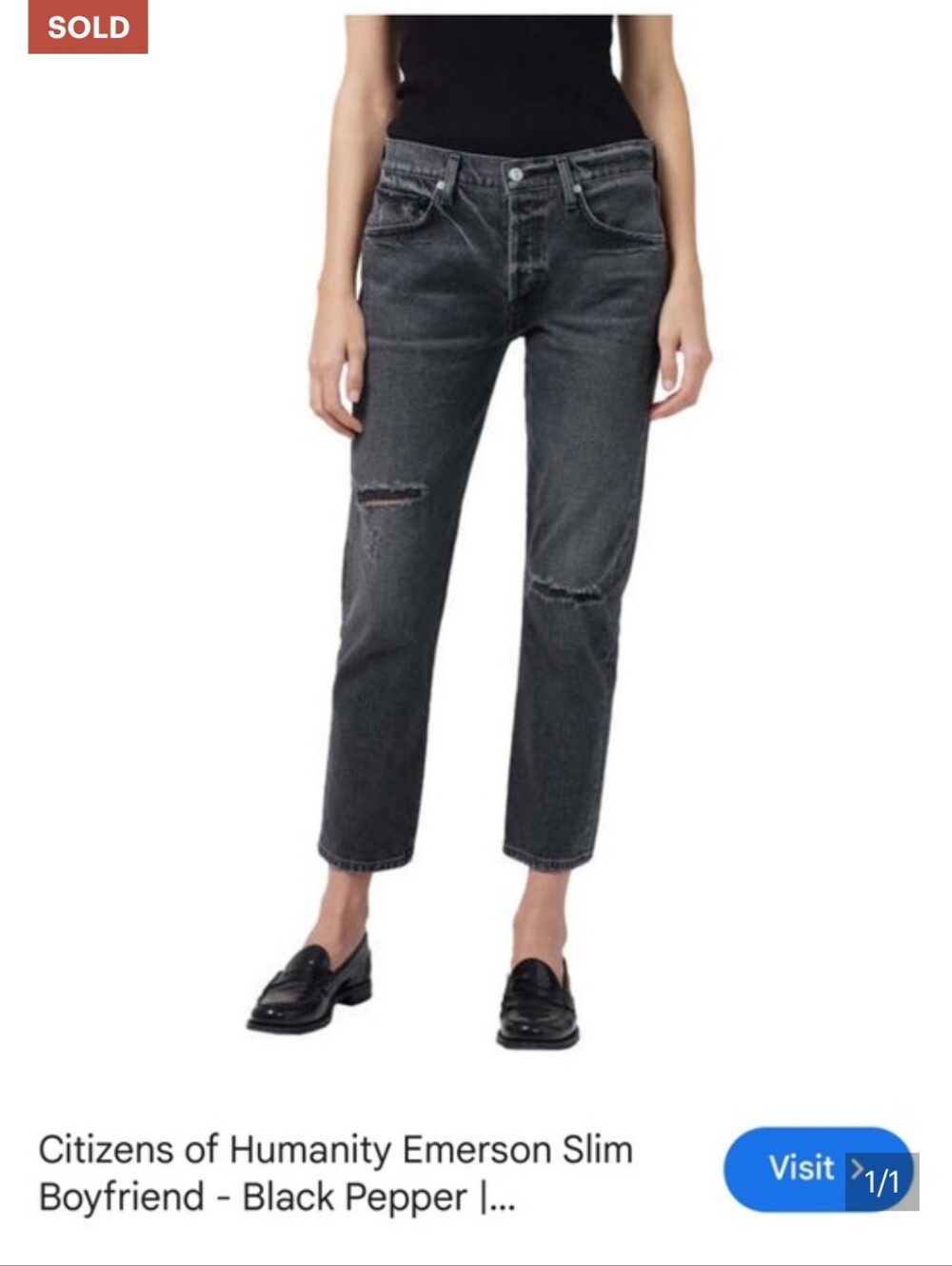 Citizens of humanity Emerson jeans size 25
